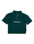 Animal Crackers | Squad Short Sleeve 1/2 Zip T-shirt in Green