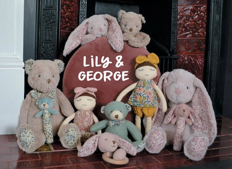 Lily & George | Bailee Plush Bunny Comforter