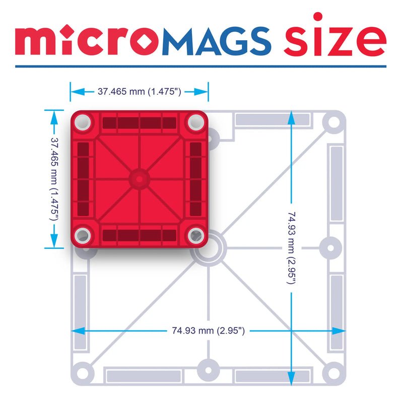Magna-Tiles | microMAGS Travel Set