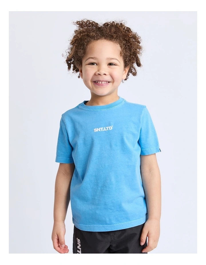 St Goliath Pace Tee (8-14 Years) in Blue