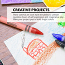 Bazic | 8 Colour Premium Jumbo Crayons