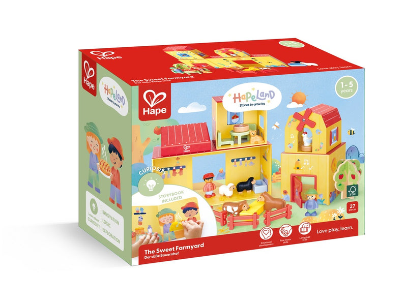 HAPE | Land The Sweet Farmyard Set