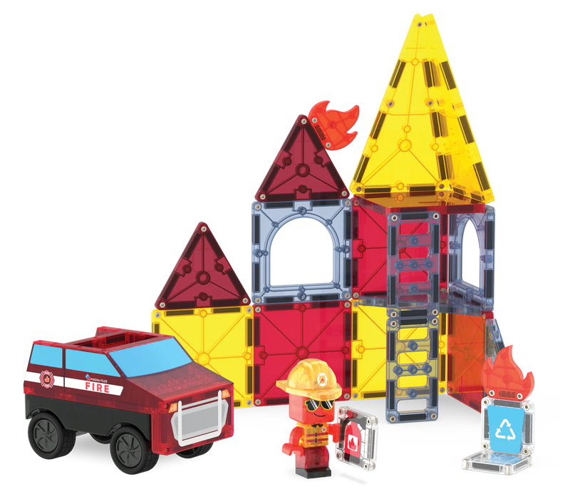 Magna-Tiles | Fire   Rescue™   27   Piece   Set