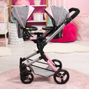 Bayer | Limited TWIN DOLLS PRAM Pink & Grey RRP $259.99