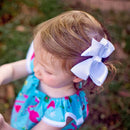 Snuggle Hunny | White Bow Hair Clip