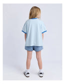 Eve Girl | Rodeo Ringer Tee (8-14 Years) in Light Blue