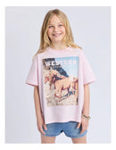 Eve Girl | Western Tee (8 - 14 Years) in Pink