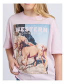 Eve Girl | Western Tee (8 - 14 Years) in Pink