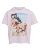 Eve Girl | Western Tee (8 - 14 Years) in Pink