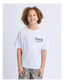 St Goliath Boys 8-14yrs | Turntable Tee | White