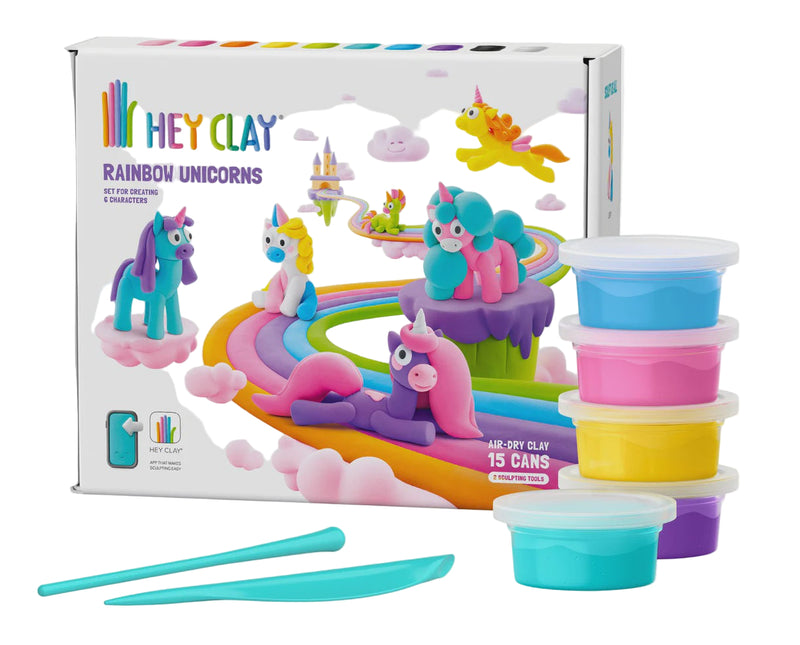 HEY CLAY - Rainbow Unicorns - 15 CANS