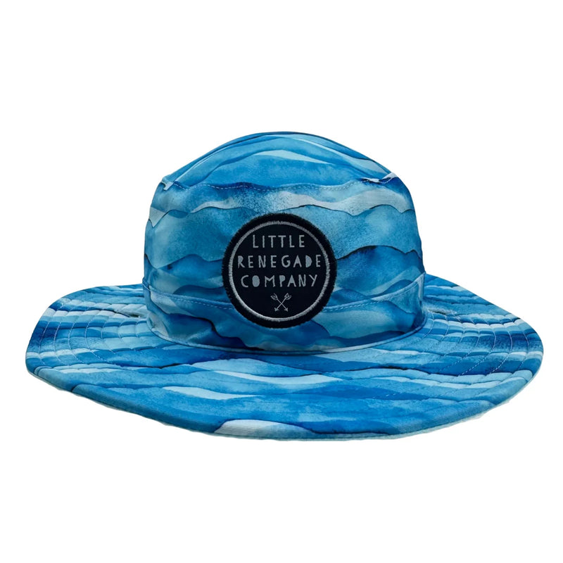 Little Renegade | Reversible Swim Hat - Pacific