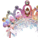Pink Poppy Mermaid Crown Headband