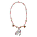 Pink Poppy Dream Unicorn Necklace & Bracelet Set