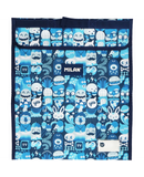 MILAN HOMEWORK EXTRA LARGE 370X450MM SCHOOL DAYS BLUE