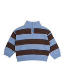 Animal Crackers | Orbit 1/4 Zip Knit in Stripe