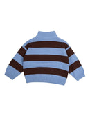 Animal Crackers | Orbit 1/4 Zip Knit in Stripe