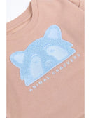 Animal Crackers | Contrast Raffi Crew-Tan