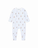 Bébé | Brady Stripe Organic Ls Zipsuit - Brady Stripe