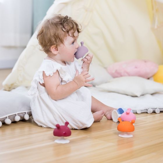 Mombella | Mushroom Teether - Lavender