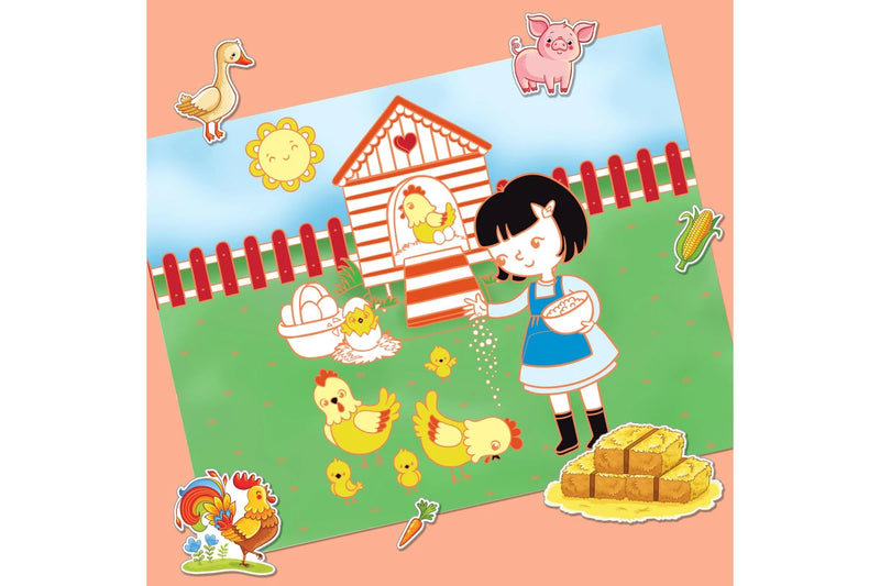 Kaleidoscope: Lap Desk Colouring Set - Farm RRP $27.99