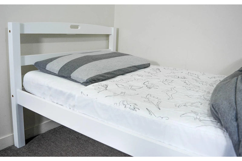 Brolly Sheets | King Single White Dinosaurs