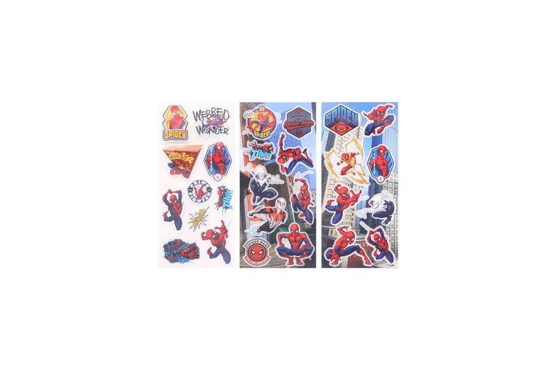 Spiderman Kids  Embossed & Fun Sticker Sheets