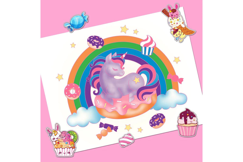 Kaleidoscope: Lap Desk Colouring Set - Sweet Treats