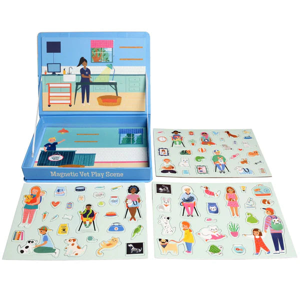 Rex London | Magnetic Vet Play Scene Set (75 pieces)