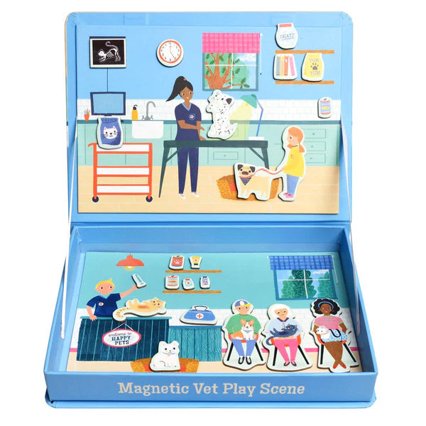 Rex London | Magnetic Vet Play Scene Set (75 pieces)