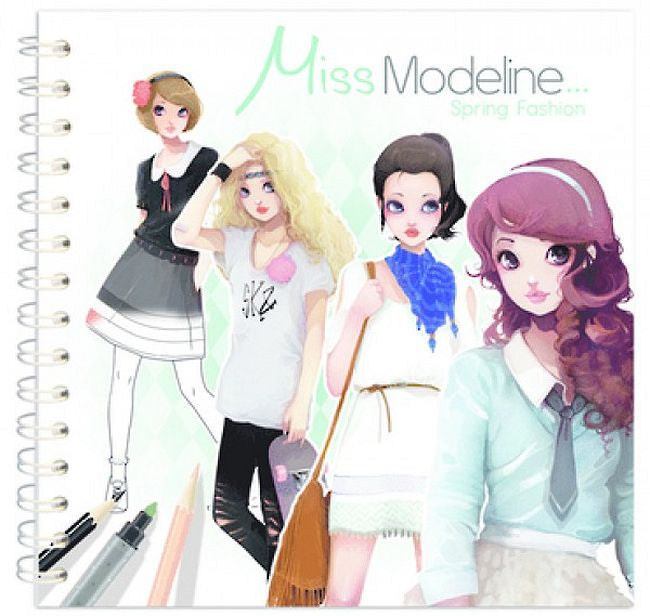 Miss Modeline Notebook - Spring Fashion