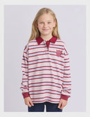 Eve Girl | Hailey Rugby Jumper (3-7 yrs) in Pale Pink