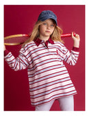 Eve Girl | Hailey Rugby Jumper (3-7 yrs) in Pale Pink