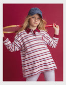 Eve Girl | Hailey Rugby Jumper (8-14yrs) in Pale Pink