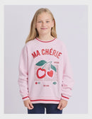 Eve Girl – Cherry Hearts Crew - Pink