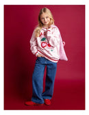 Eve Girl – Cherry Hearts Crew - Pink