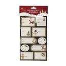 X-mas gift sticker tag