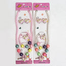 Pretty Heart & pearl Jewellery Set 4pc - Asst