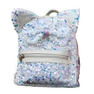 Backpack(fashion bag) with shining spangle -multi
