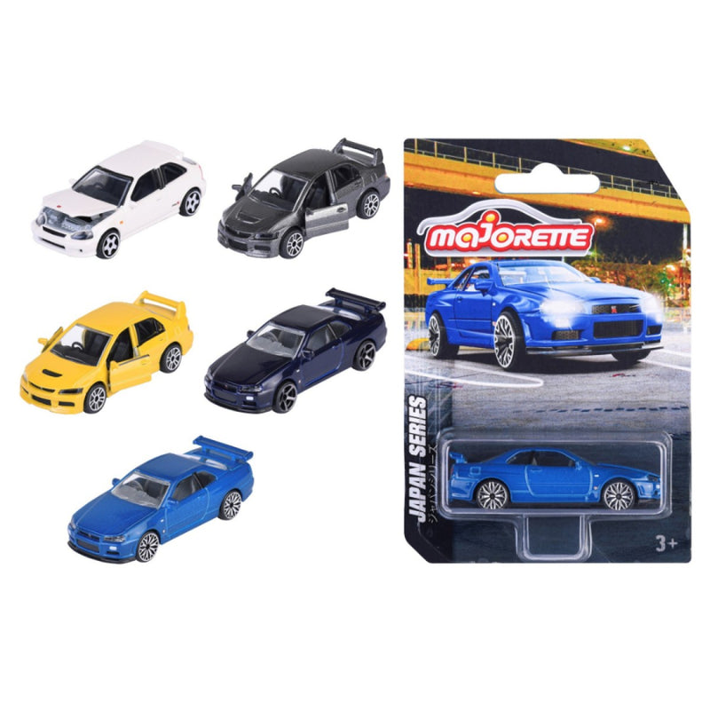 Majorette Diecast Cars Japan Series Prime Car Assorted