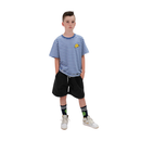 Band Of Boys | Blue Striped Smile Tee