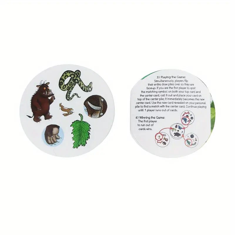 Dobble (Spot It ) Gruffalo Card Game - Standard Edition