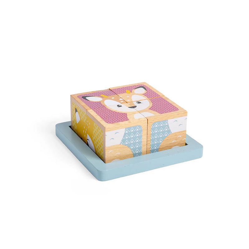 Bigjigs | FSC® Certified Woodland Cube Puzzle
