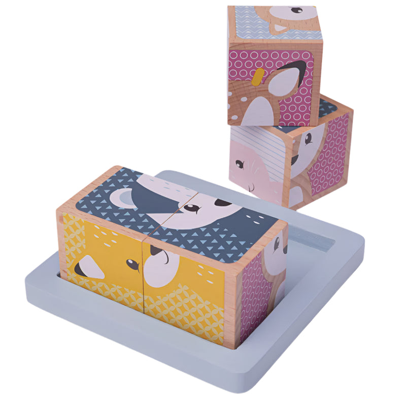 Bigjigs | FSC® Certified Woodland Cube Puzzle