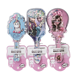 Hair brush 17cm - Assorted