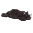Aurora Large Rhino Snoozles Laid-back Stuffed Animal  18"