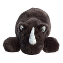 Aurora Large Rhino Snoozles Laid-back Stuffed Animal  18"