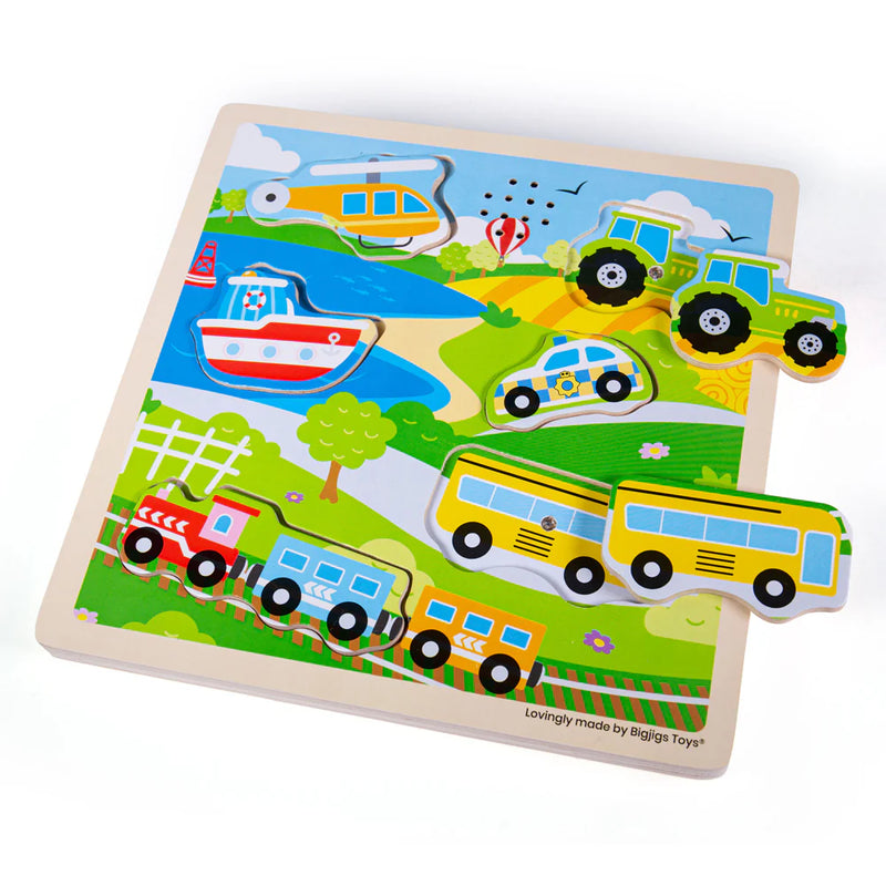 Bigjigs | Sound Puzzles - Transport