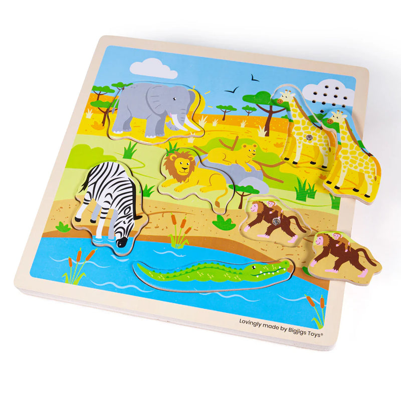 Bigjigs | Sound Puzzles - Safari