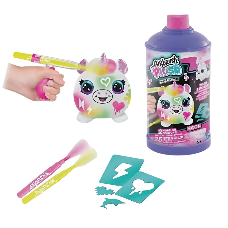 Air Brush Airbrush Plush Neon Mini Mystery Kit